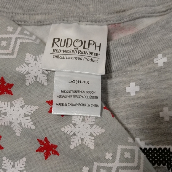Rudolph The Red Nosed Reindeer Top Juniors (L)11-13) - Picture 5 of 6